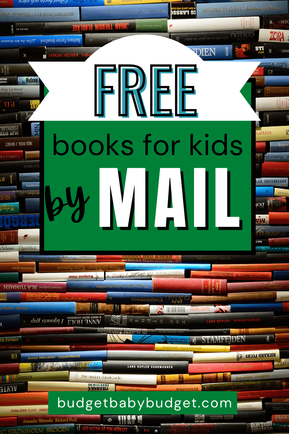 Free Books for Kids By Mail Budget Baby Budget