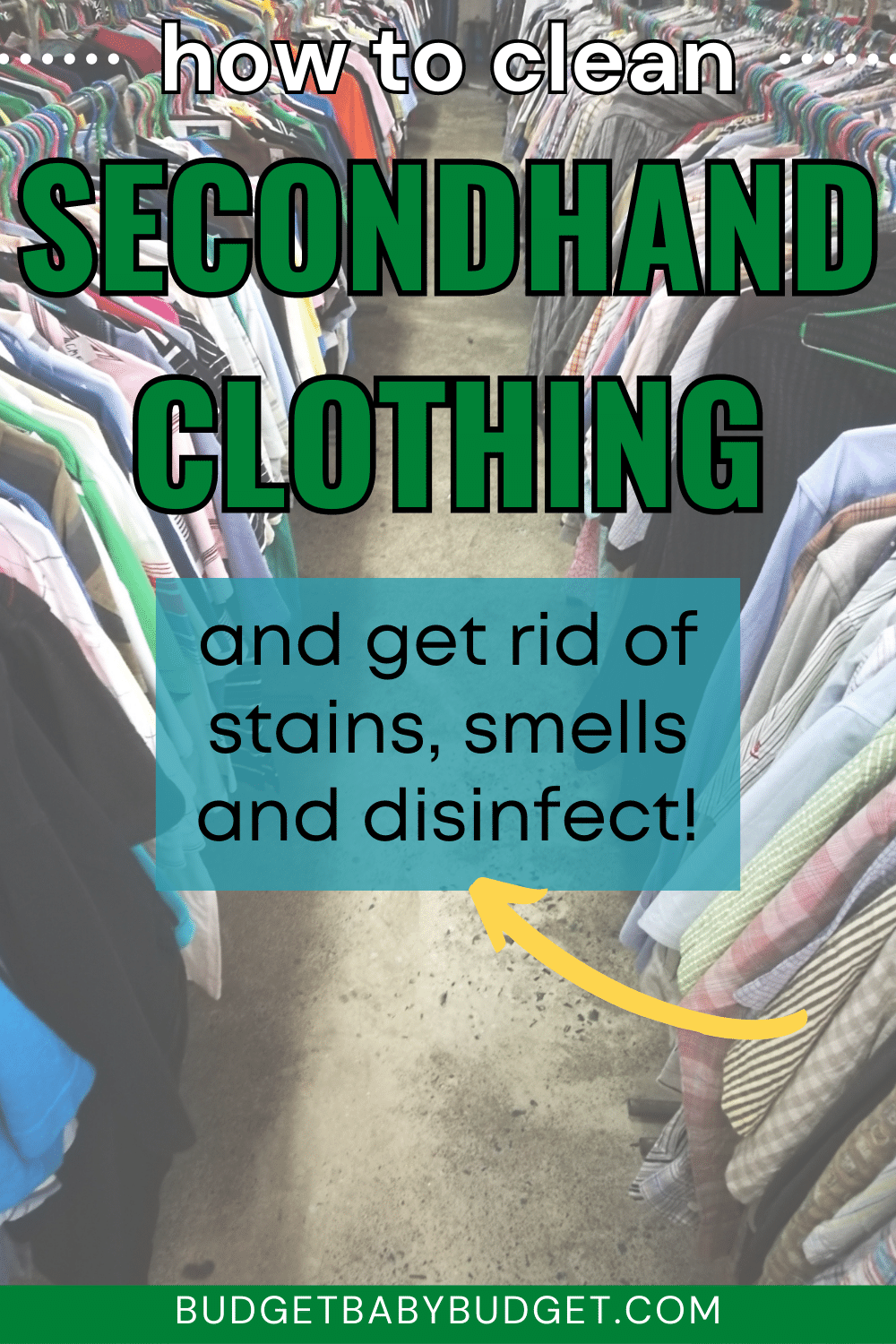 How to Clean and Sanitize Thrift Store Clothes Budget Baby Budget