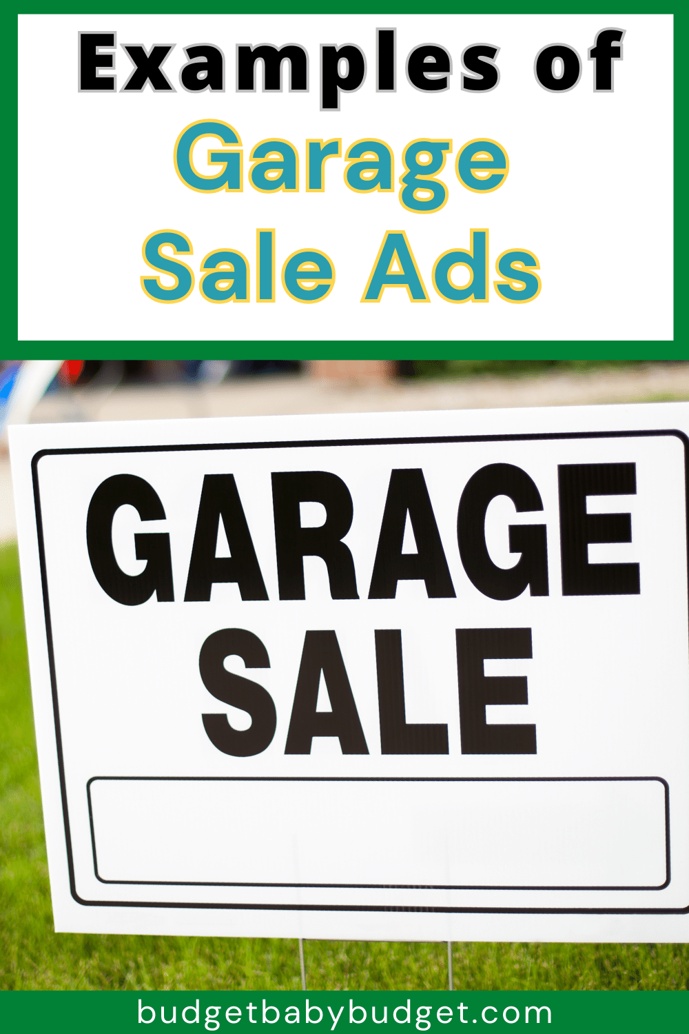 Examples of Garage Sale Ads Effective Strategies and Tips Budget